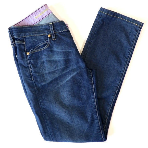 Low-rise straight leg R&S "Sleek" style jeans - Picture 7 of 13